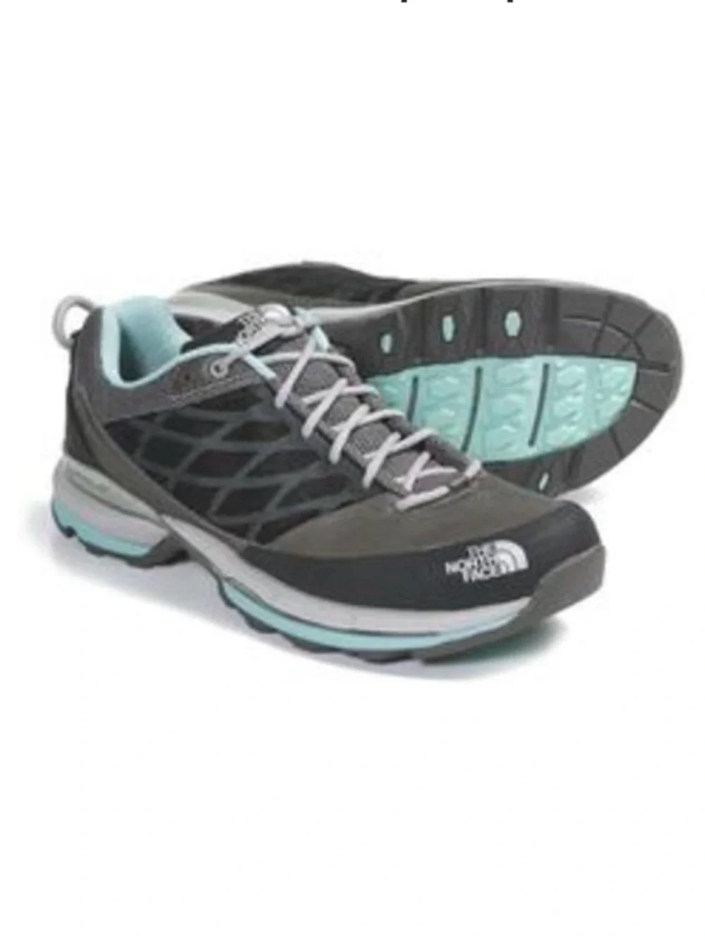 The North Face Women's Charcoal & Mint Trail Sneakers